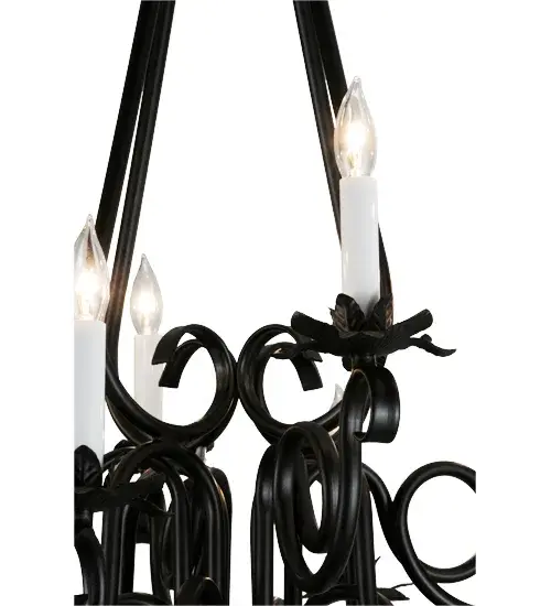 30" Wide Caleb 12 LT Chandelier - Image 8