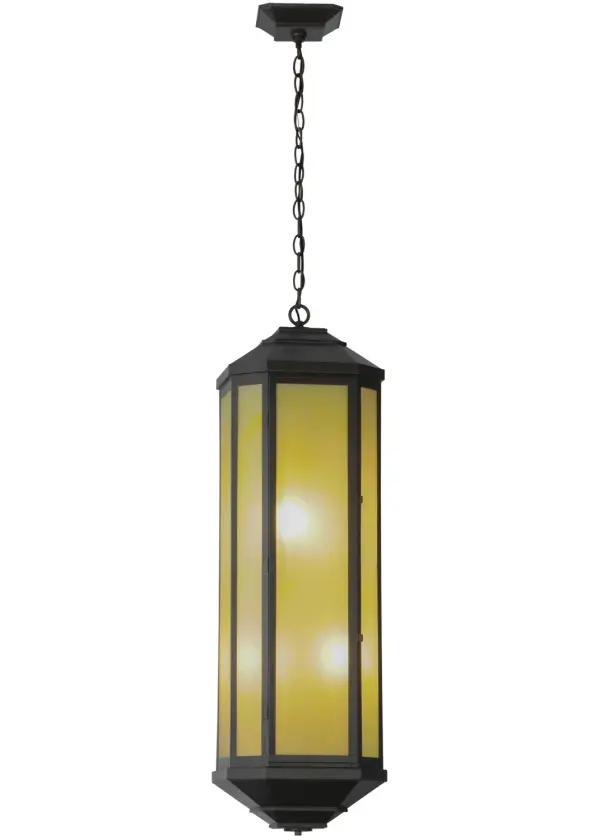 Every Meyda Tiffany item is a unique handcrafted work of art. Natural variations in the wide array of materials that we use to create each Meyda product make every item a masterpiece of its own. Photographs are a general representation of the product. Colors and designs will vary. Collection: Salisbury Finish: Craftsman Brown Glass: Beige Art Glass Width: 11.00" Height: 41.50" Length: 11.00" Weight: 20.00 lb Number of Bulbs: 4 Maximum Wattage: 60.00 W Bulb Type: BA9 Bulb Base: E12 Material: Steel Country of Origin: USA Safety Listing: Damp Safety Rating: Damp