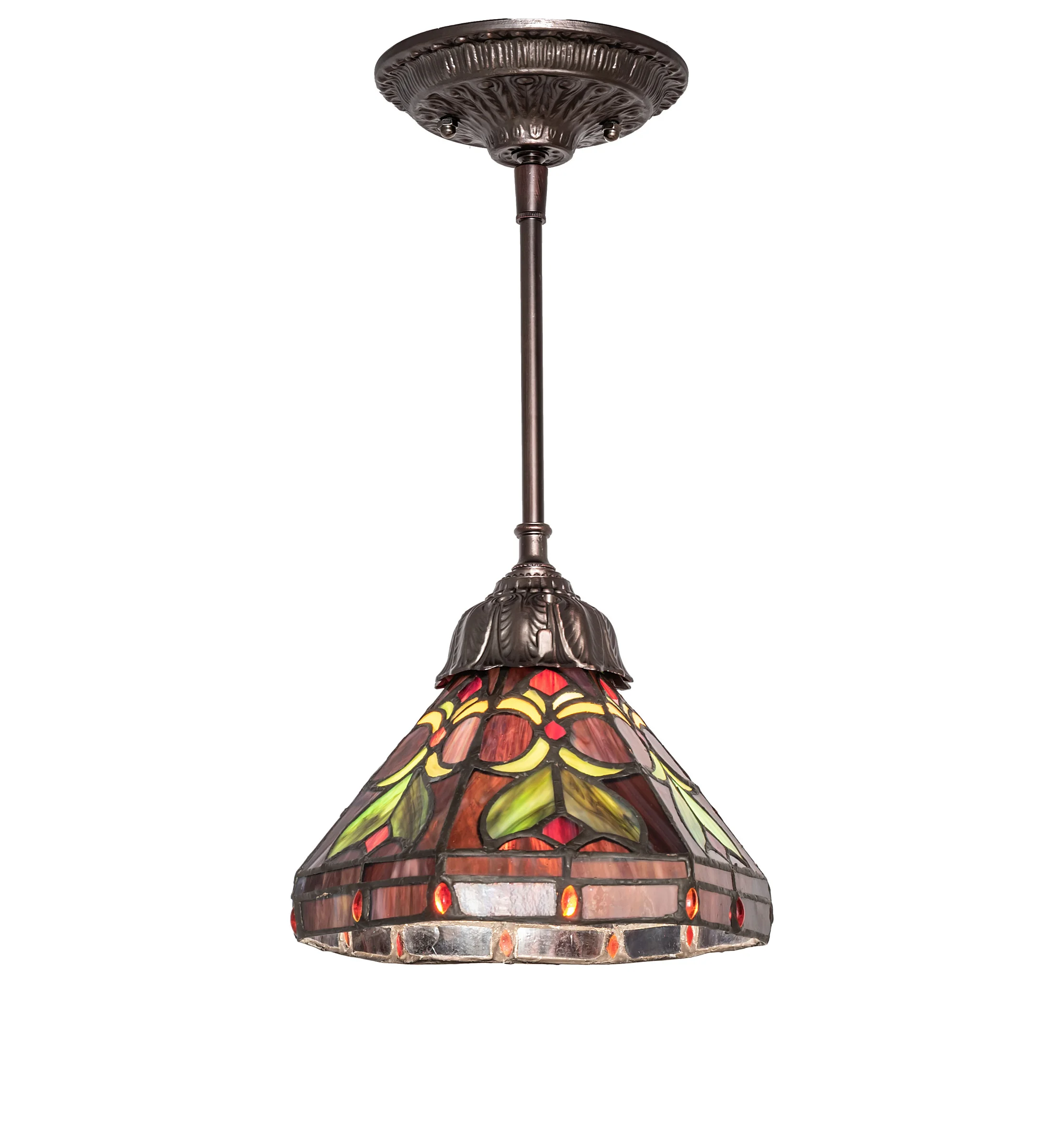 Middleton One Light Mini Pendant in Mahogany Bronze