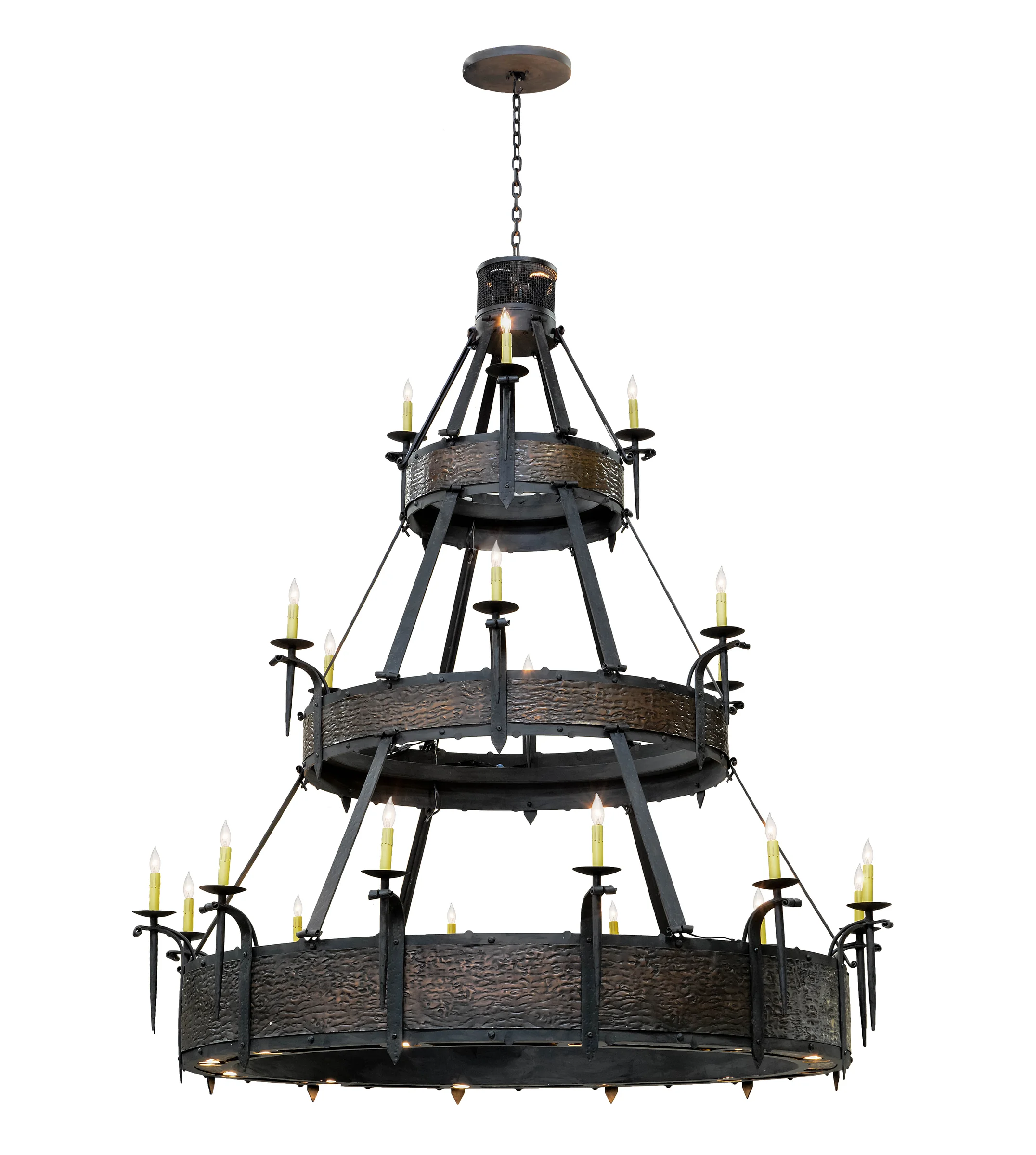 72" Wide Costello 21 Light Three Tier Chandelier