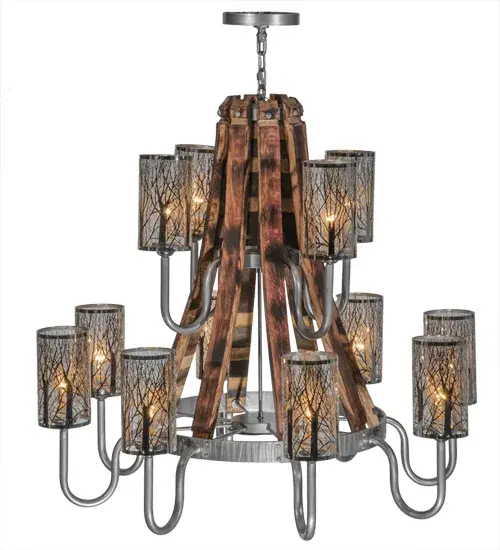 The Barrel Stave by Meyda Lighting - Image 4