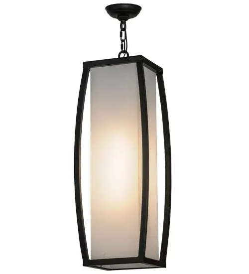 A sophisticated architecturally styled fixture is designed with a pizazz that is unique; fresh and stylish. Give your decor an extra edge with this breathtaking fixture; which is highlighted with a solid steel structure that surrounds a Statuario Idalight diffuser. The hardware and frame are featured in a handsome Solar Black finish. Handcrafted in the USA; Kitzi is available in custom sizes; styles and finishes; as well as dimmable energy efficient lamping options. The fixture is UL and CUL listed for dry and wet locations.