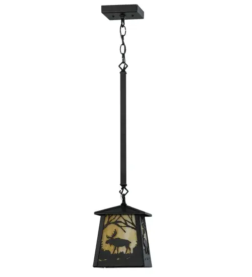 The Meyda Tiffany - Moose At Dawn by Meyda Lighting - Image 3