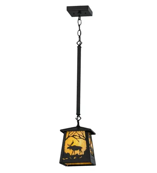 The Meyda Tiffany - Moose At Dawn by Meyda Lighting - Image 6