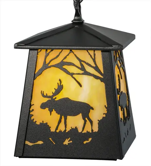 The Meyda Tiffany - Moose At Dawn by Meyda Lighting - Image 8