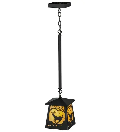 The Meyda Tiffany - Deer At Dawn by Meyda Lighting - Image 4