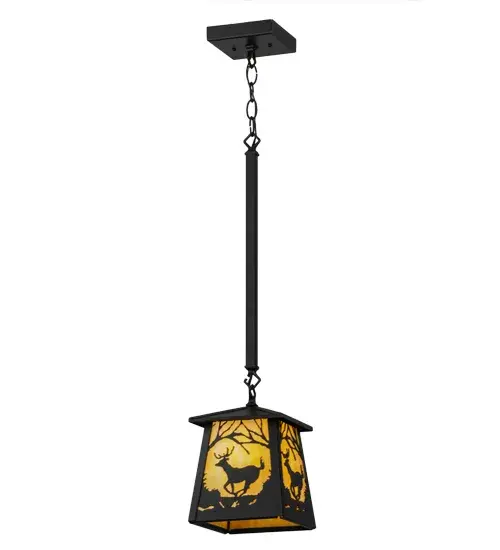 The Meyda Tiffany - Deer At Dawn by Meyda Lighting - Image 6