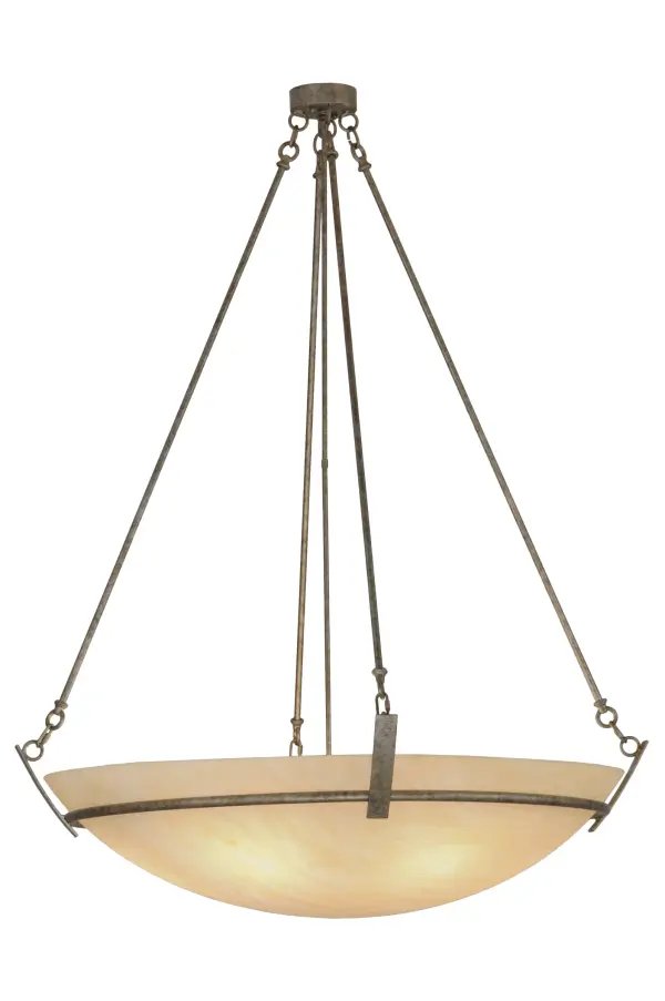 Revealing an elegant transitional element for sophisticated interior decor; Covina features Sahara Taupe Idalight. The diffuser is embraced with a frame; decorative accents and hardware in a handsome Corinth finish. The fixture creates soothing illumination for any interior; from a conference room to a hotel lobby to a residential dining room. This pendant utilizes 8 customer-supplied LED lamps for energy efficiency and long life. Handcrafted in the USA; this pendant is available in custom sizes; styles and finishes. Dimmable lamping options are available. This custom pendant is UL and cUL listed for damp and dry locations.