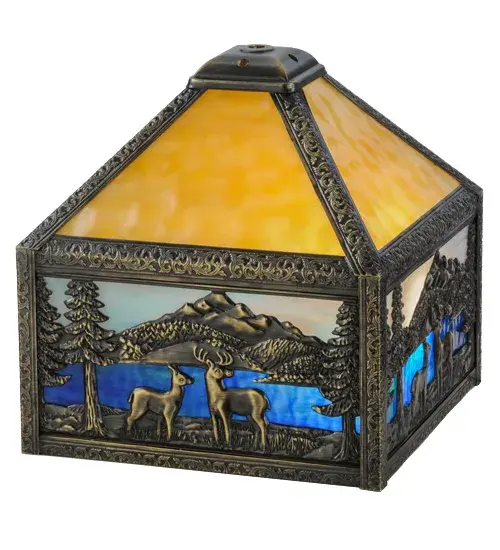 9"Sq Deer Lodge Shade - Image 2
