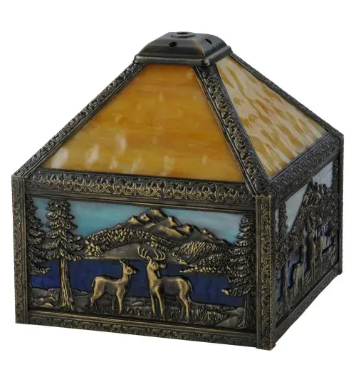 9"Sq Deer Lodge Shade - Image 3