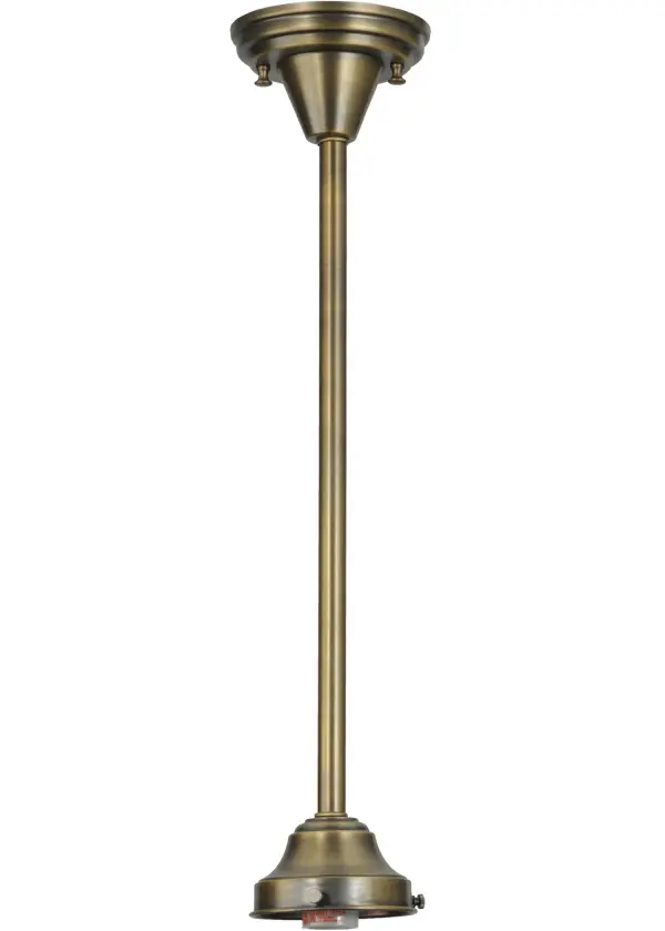Every Meyda Tiffany item is a unique handcrafted work of art. Natural variations in the wide array of materials that we use to create each Meyda product make every item a masterpiece of its own. Photographs are a general representation of the product. Colors and designs will vary. Collection: Pendant Hardware Finish: Antique Brass Glass: White,Black,Frost Width: 5.00" Height: 23.25" Length: 5.00" Weight: 1.50 lb Number of Bulbs: 1 Maximum Wattage: 100.00 W Bulb Base: Medium Material: Metal Country of Origin: USA Safety Listing: Damp Safety Rating: Damp