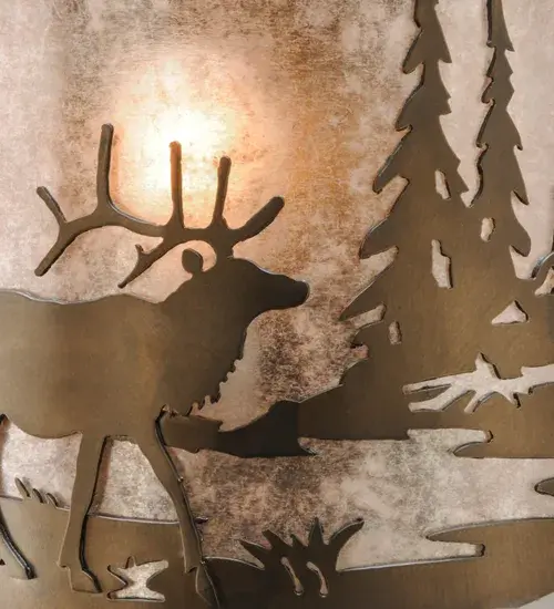 The Elk at Lake by Meyda Lighting - Image 9