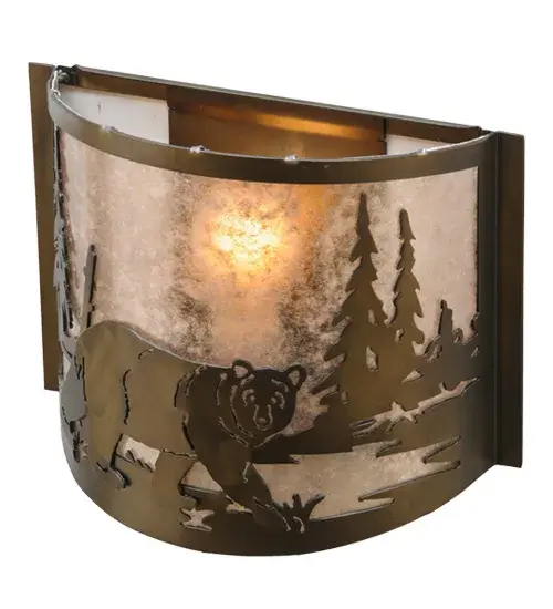 The Meyda Tiffany - Northwoods Bear At Lake by Meyda Lighting - Image 4