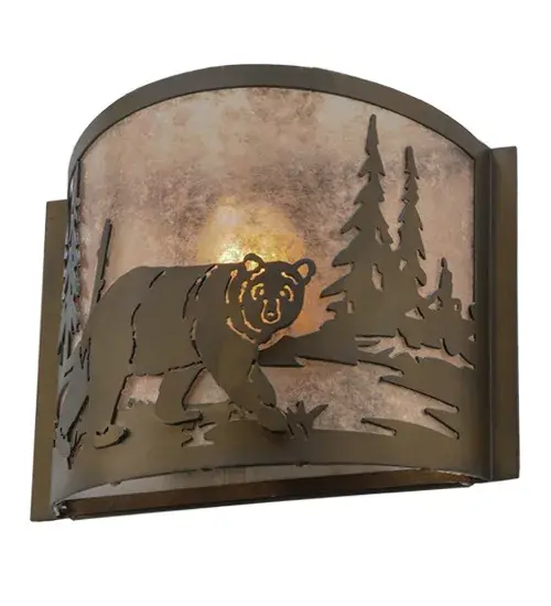The Meyda Tiffany - Northwoods Bear At Lake by Meyda Lighting - Image 6