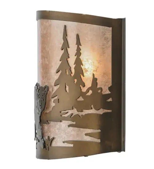 The Meyda Tiffany - Northwoods Bear At Lake by Meyda Lighting - Image 8
