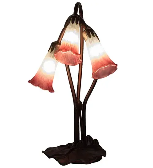 The Pink/White Pond Lily by Meyda Lighting - Image 2