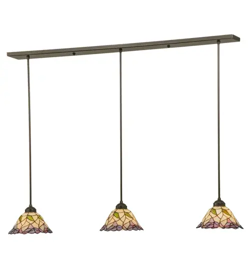 50"L Daffodil Bell 3 LT Island Pendant - Image 2