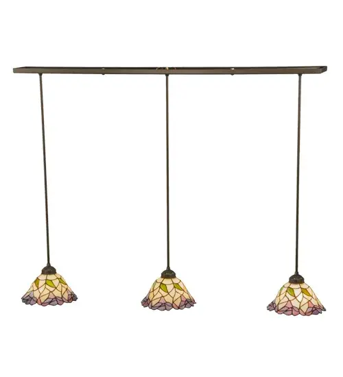 50"L Daffodil Bell 3 LT Island Pendant - Image 4