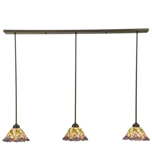 50"L Daffodil Bell 3 LT Island Pendant - Image 5