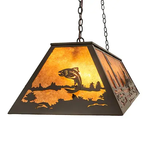 The Leaping Trout by Meyda Lighting - Image 6