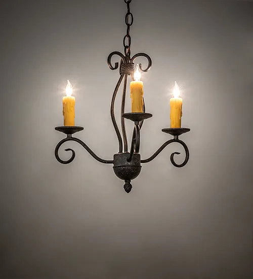 18" Wide Sienna 3 LT Chandelier