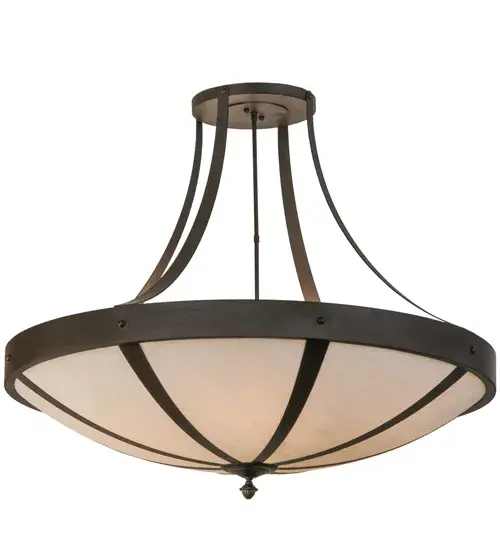 42"W Urban Spoked Semi-Flushmount - Image 6