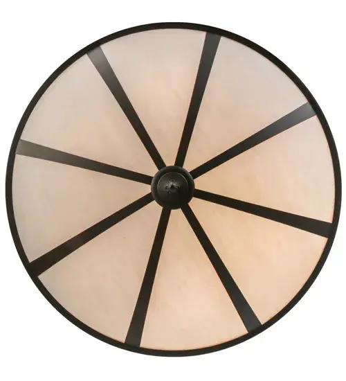 42"W Urban Spoked Semi-Flushmount - Image 7
