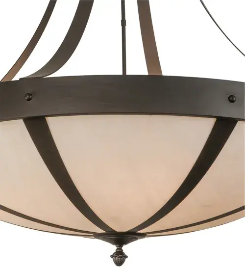 42"W Urban Spoked Semi-Flushmount - Image 8