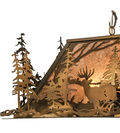 The Deer through the Trees by Meyda Lighting - Image 9