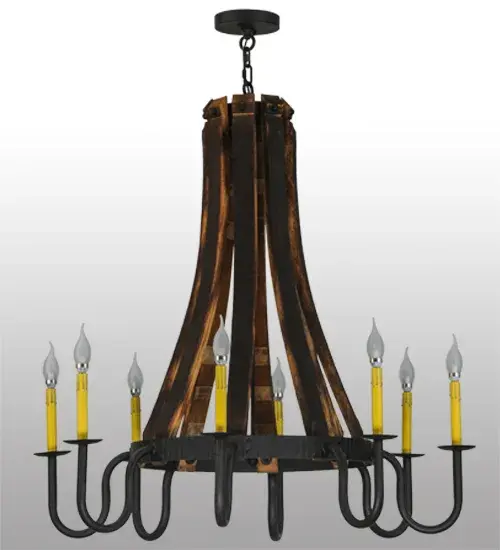The Barrel Stave by Meyda Lighting - Image 3