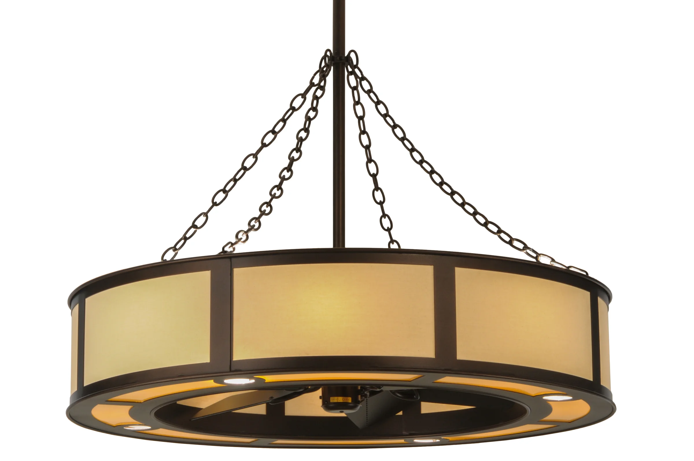 Smythe Craftsman 16 Light Chandel-Air in Oiled Bronze