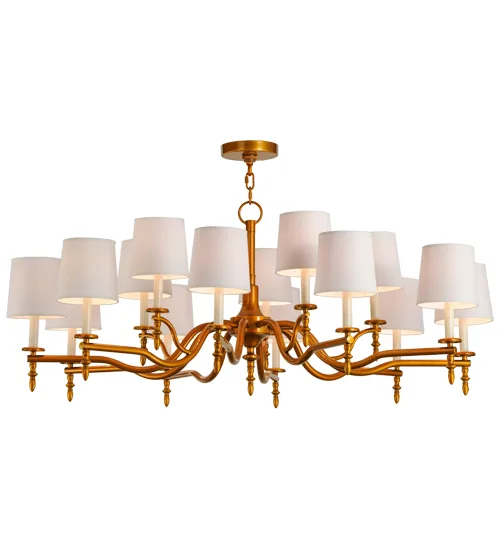 52"W Toby 15 LT Chandelier