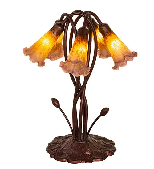 The Amber/Purple Pond Lily by Meyda Lighting - Image 2