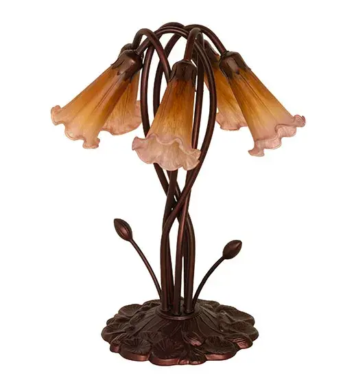 The Amber/Purple Pond Lily by Meyda Lighting - Image 3