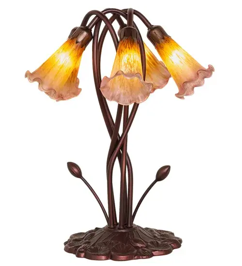The Amber/Purple Pond Lily by Meyda Lighting - Image 5
