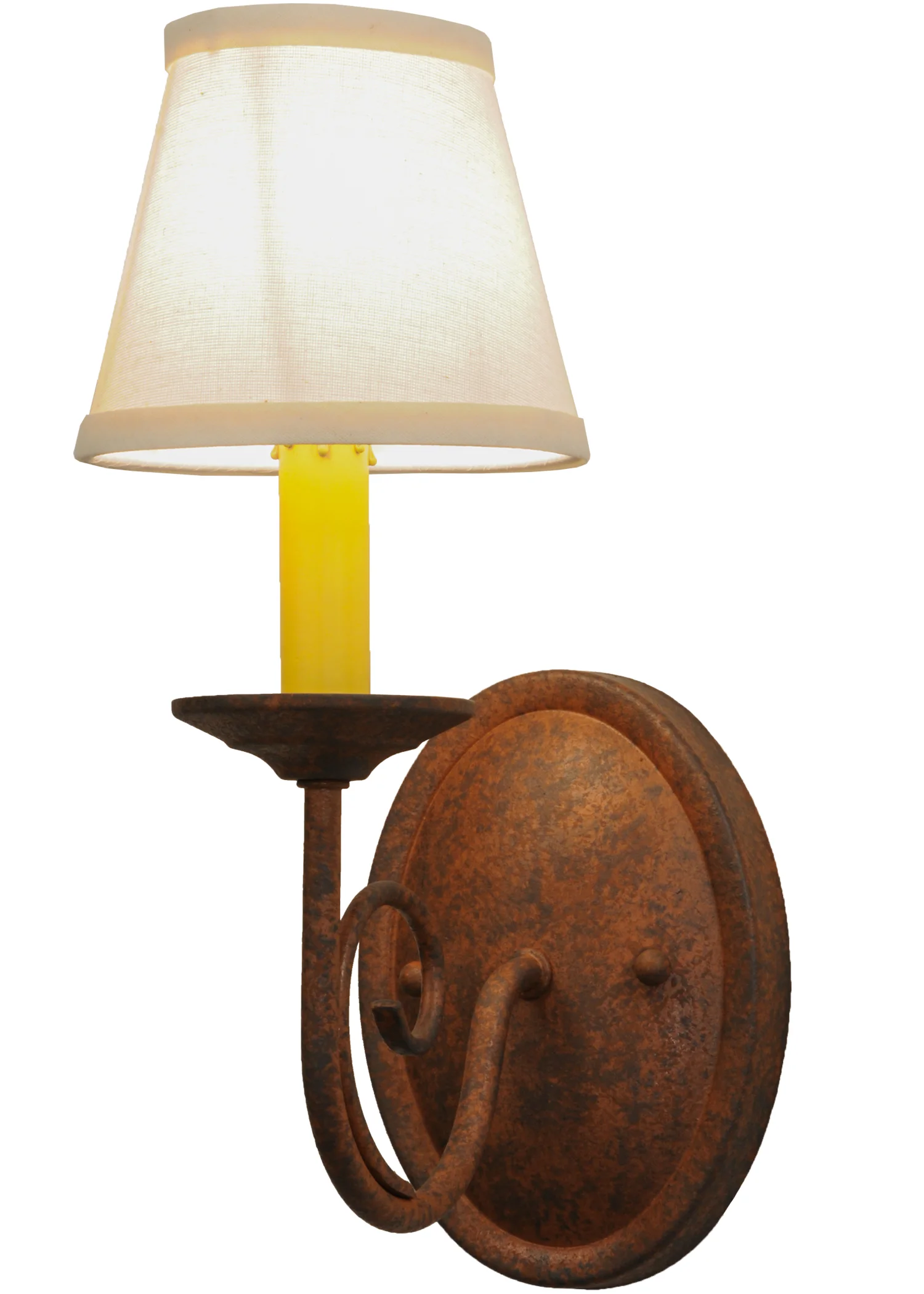 Jenna One Light Wall Sconce in Rusty Nail