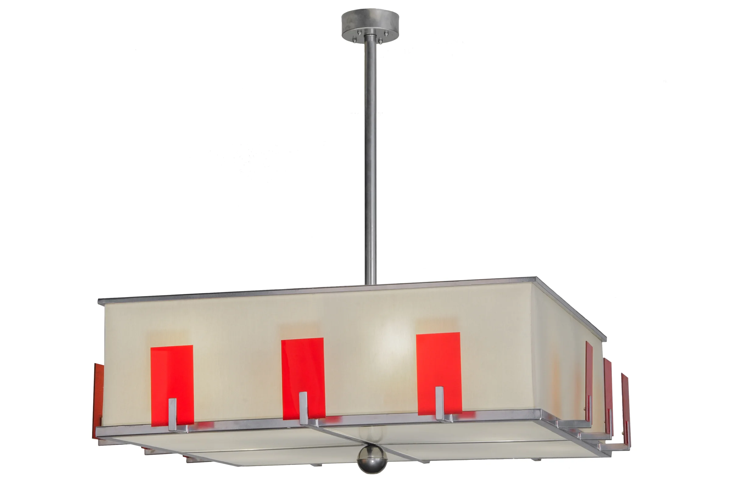 Quadrato 12 Light Pendant in Extreme Chrome