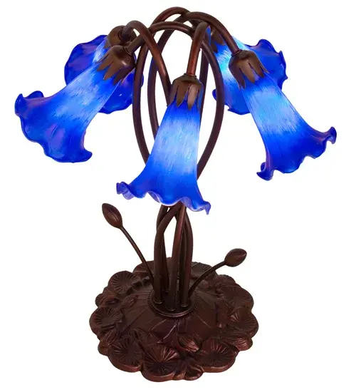 The Blue Pond Lily by Meyda Lighting - Image 4