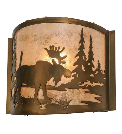 The Meyda Tiffany - Moose At Lake by Meyda Lighting - Image 2