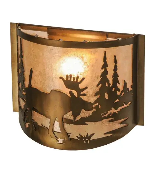 The Meyda Tiffany - Moose At Lake by Meyda Lighting - Image 4