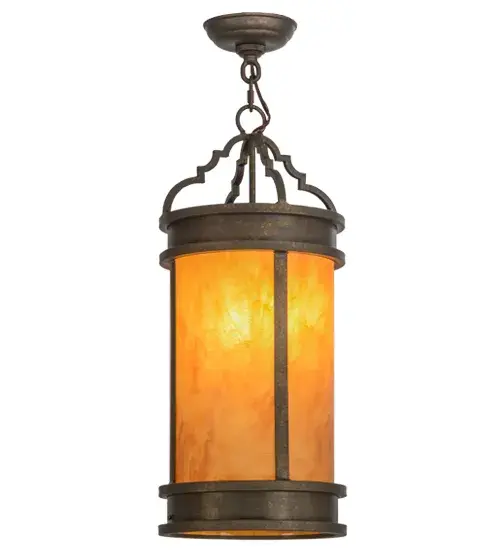 A strikingly handsome design captures the beauty of Ambra Siena Idalight and the stunning luster of appealing solid steel hardware, frame and decorative accents is featured in a Gilded Tobacco finish. Handmade in the USA. Custom sizes, styles, finishes and dimmable lamping are available. The ceiling pendant is UL and cUL listed. Collection: Wyant Finish: Gilded Tobacco Glass: Ambra Siena Idalight Width: 10.00" Height: 27.00" Length: 10.00" Weight: 20.00 lb Extension from Wall: 6.00" Number of Bulbs: 1 Maximum Wattage: 12.00 W Bulb Type: A19 Bulb Base: GU24 Light Source: LED Material: Steel Country of Origin: USA Safety Listing: Wet Safety Rating: Wet LED - alternate view