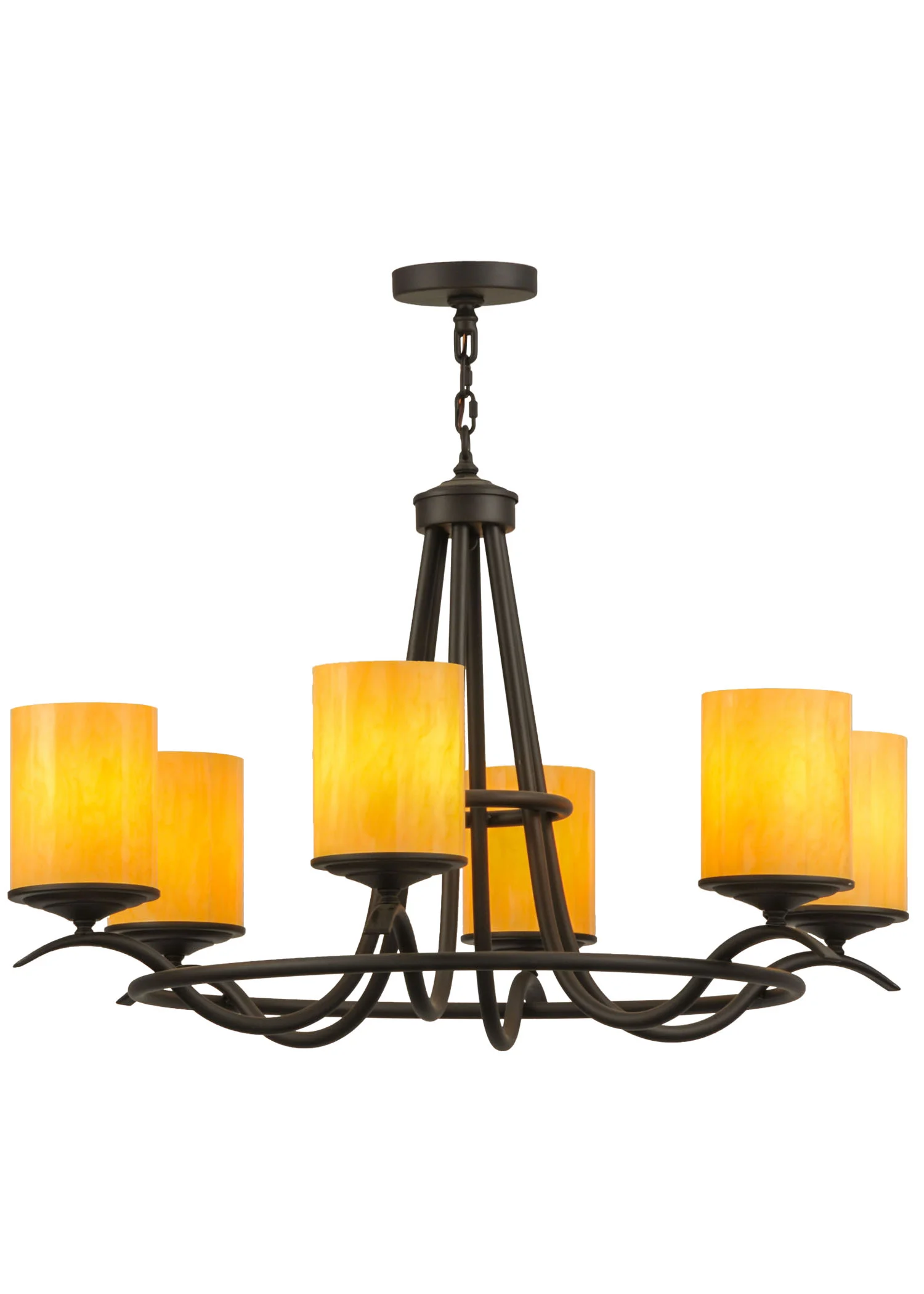 39"W Octavia 6 LT Chandelier