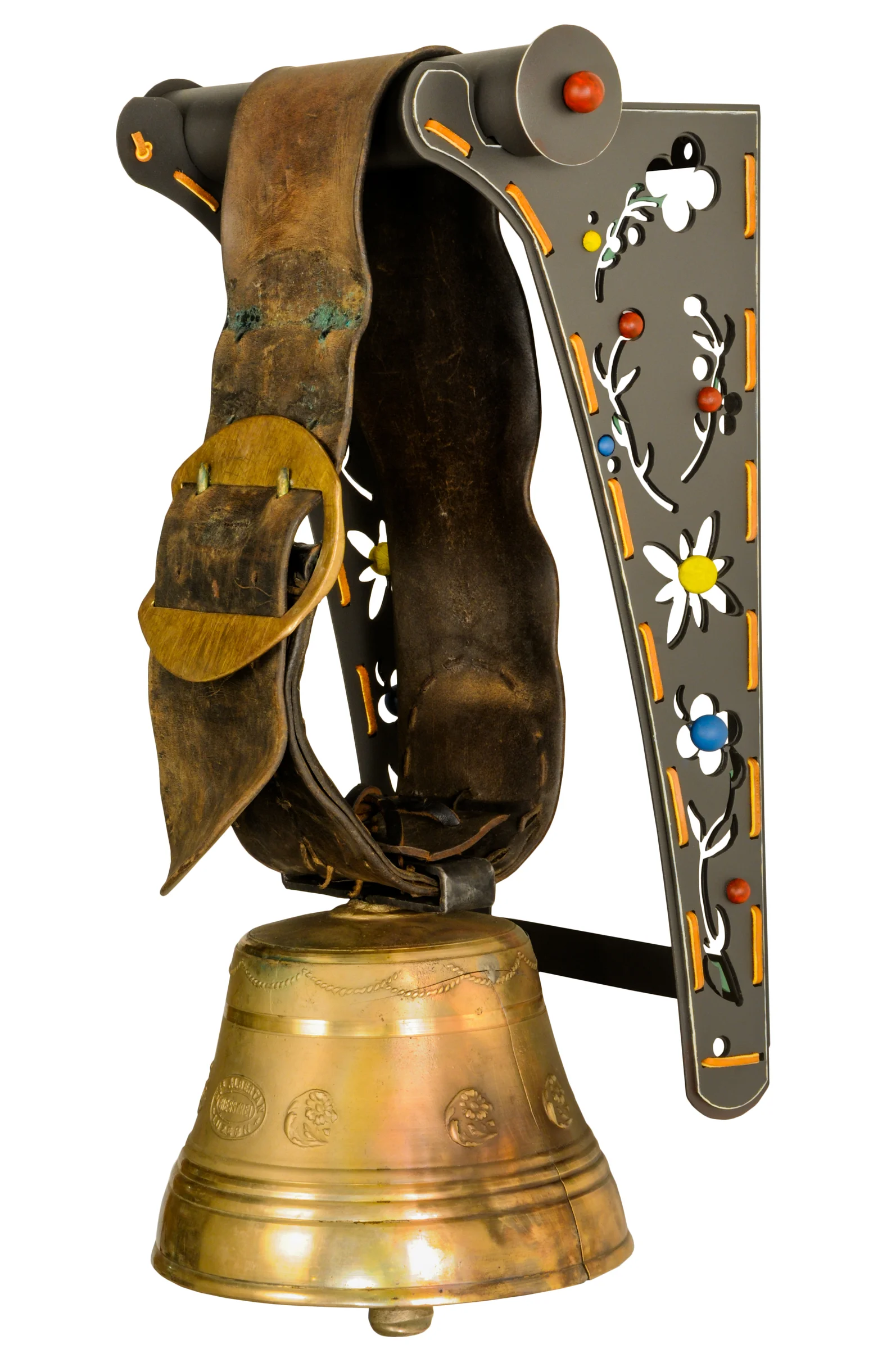 14.5" Wide Swiss Cow Bell Bracket Only