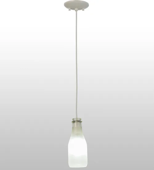 5"W Milk Bottle LED Mini Pendant