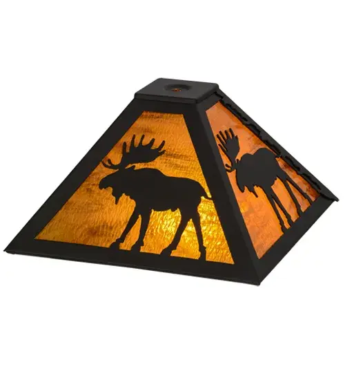The Moose Through the Trees by Meyda Lighting - Image 1