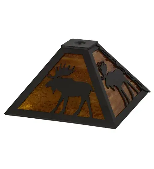The Moose Through the Trees by Meyda Lighting - Image 2