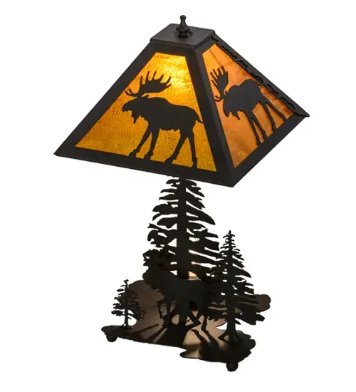 The Moose Through the Trees by Meyda Lighting - Image 4