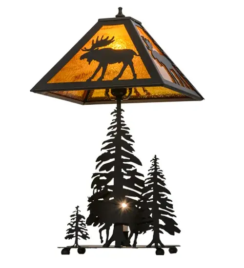 The Moose Through the Trees by Meyda Lighting - Image 6