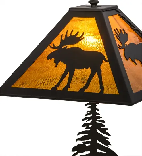 The Moose Through the Trees by Meyda Lighting - Image 7