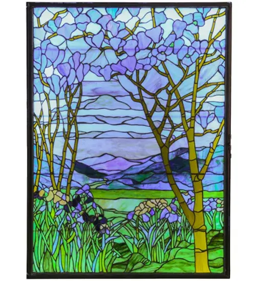 The Tiffany Magnolia & Iris by Meyda Lighting - Image 3
